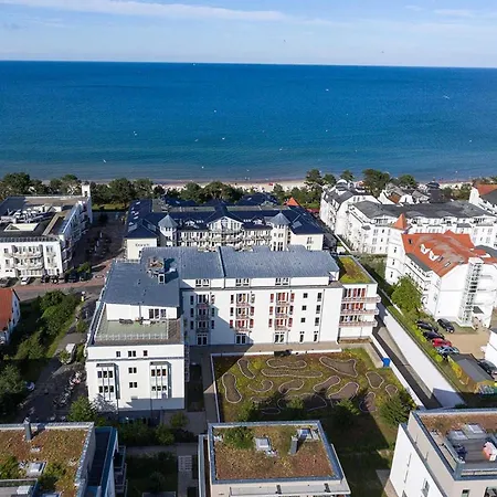 Strandnahe Mit Meerblick, Dachterrasse Und 2 Schlafzimmern,residenz Bel Vital - Kategorie F * Binz