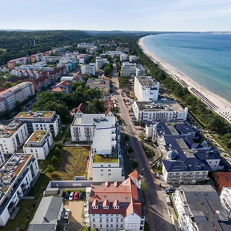 Strandnahe Mit Meerblick, Dachterrasse Und 2 Schlafzimmern,residenz Bel Vital - Kategorie F Binz