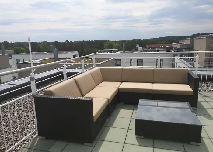 Strandnahe Mit Meerblick, Dachterrasse Und 2 Schlafzimmern,residenz Bel Vital Lägenhet Binz